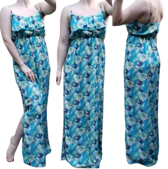 Empire elastic waist Maxi dress - Picture 3 of 4